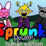 Игра Спрунки Ретейк (новая Человеческая Версия) с Бонусом